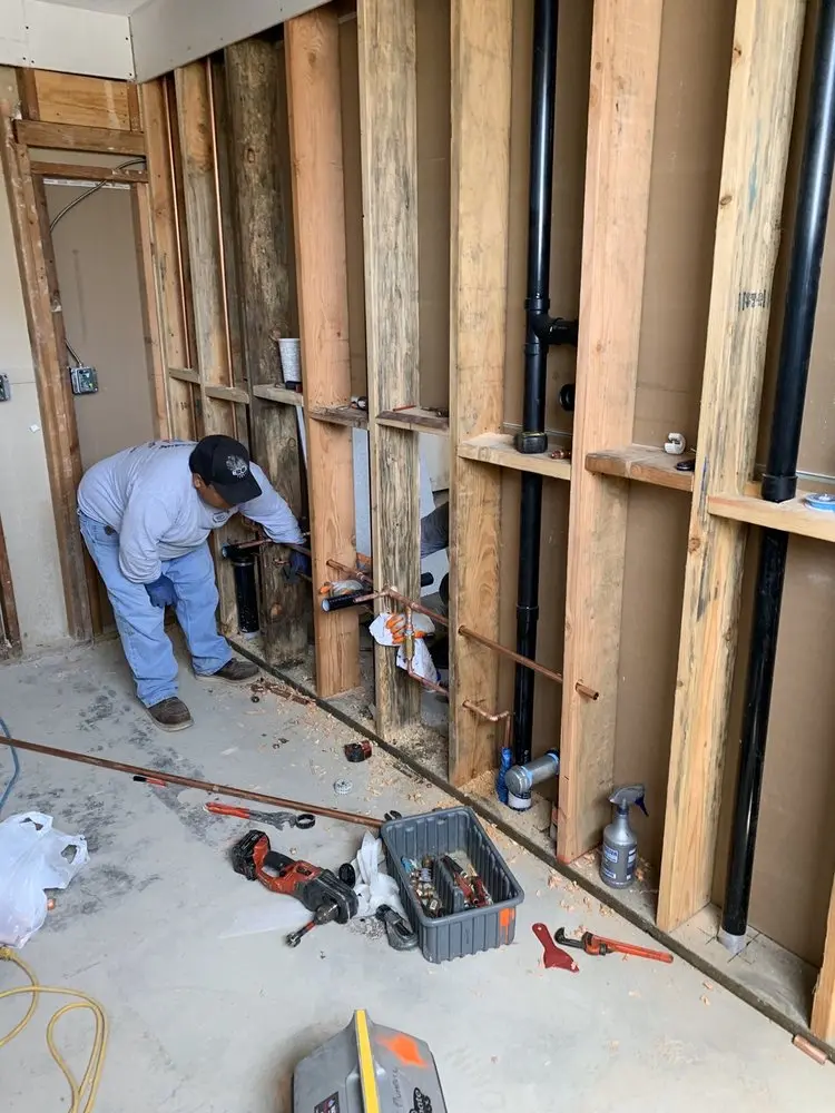 Commercial rough-in plumbing for Trenchless Sewer Repair in Suffolk Downs
